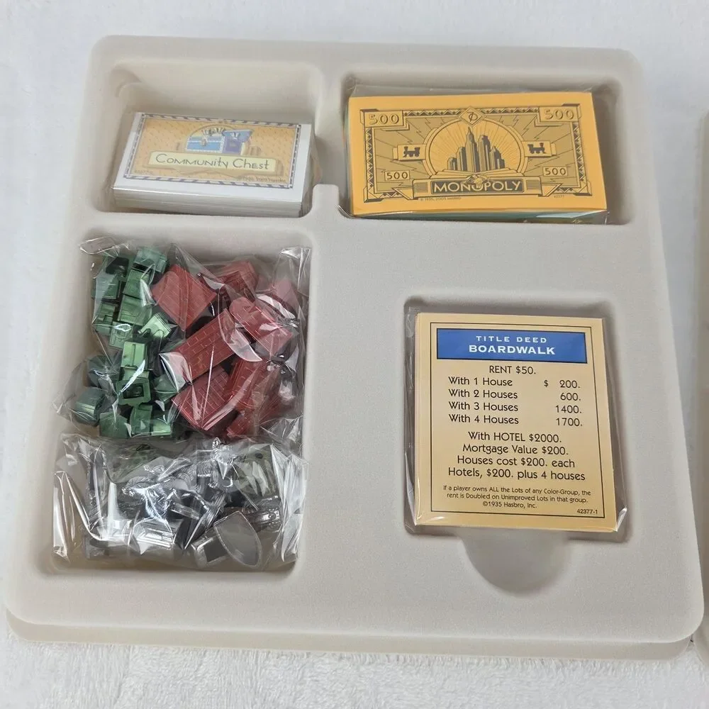 Monopoly 70th Anniversary Edition Tin Board Game 2005 Complete Parker Bros